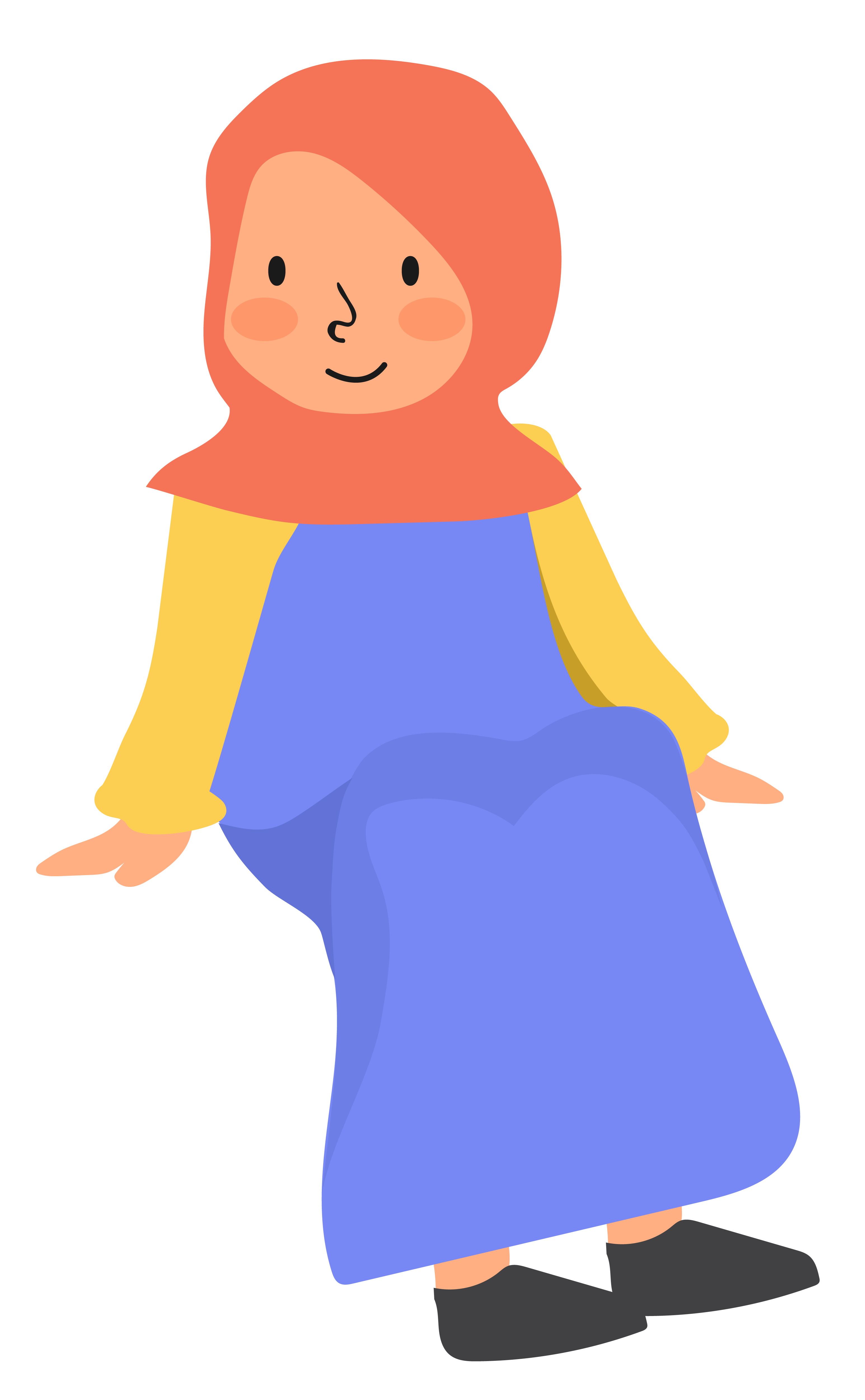 Ilustrasi Duduk